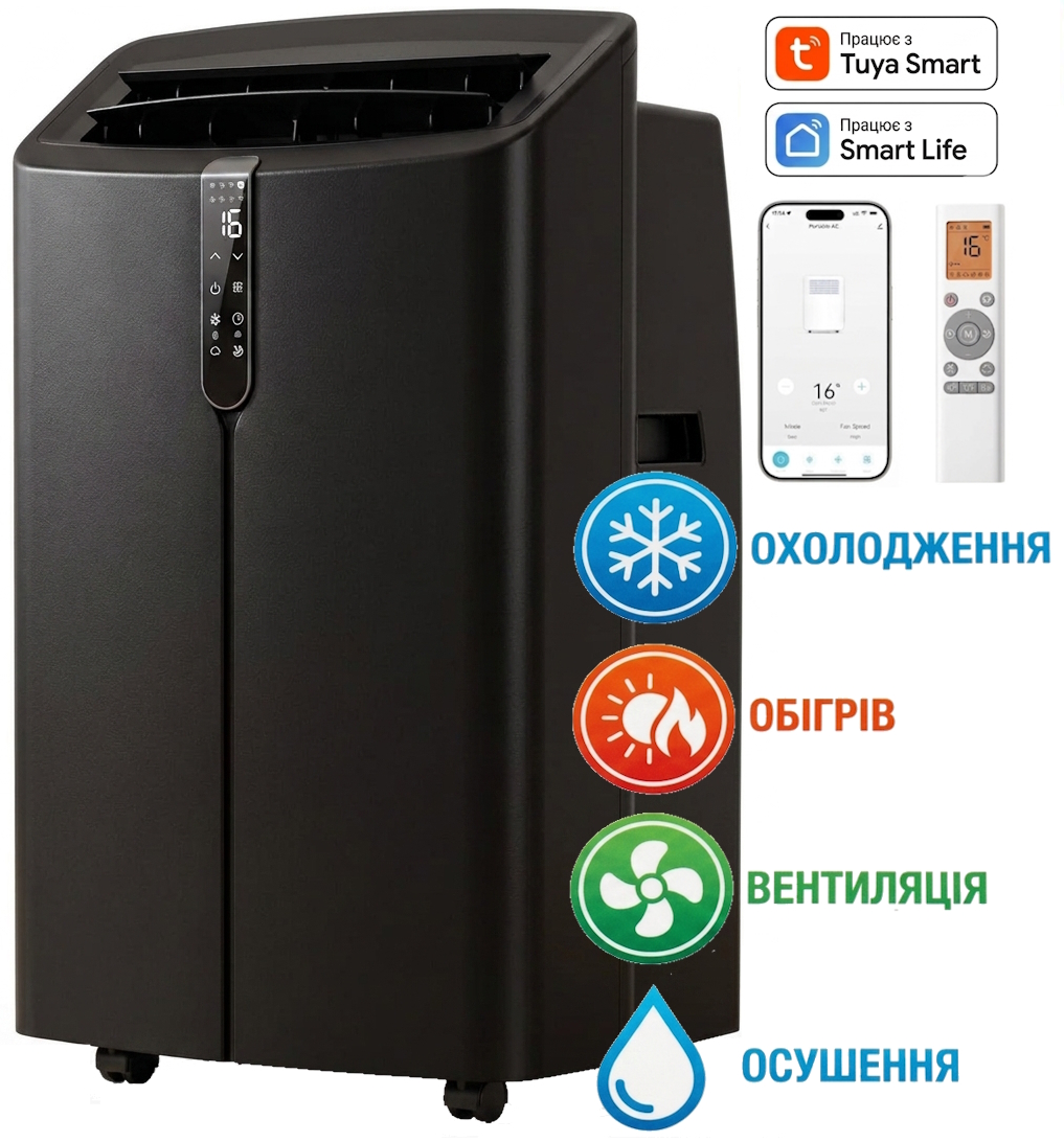 Мобільний кондиціонер SkyLux SKE-M35HBI